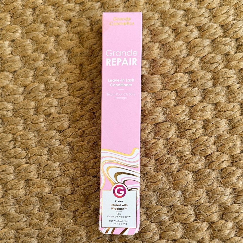 NIB NWT Grande Cosmetics GrandeREPAIR Leave-In Lash Conditioner - Pink